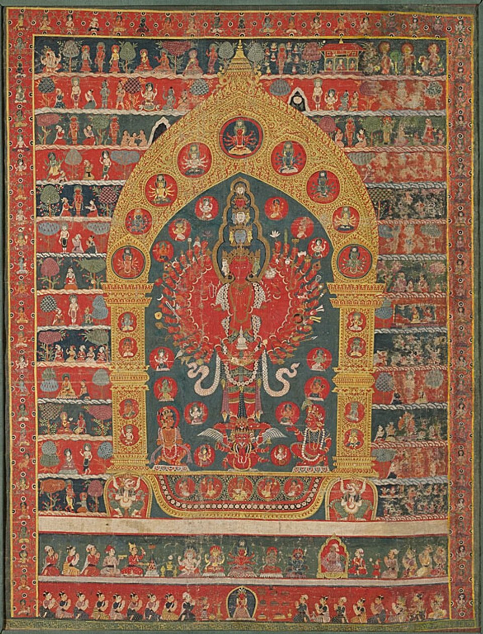 Stendardo dipinto (Thangka) dell