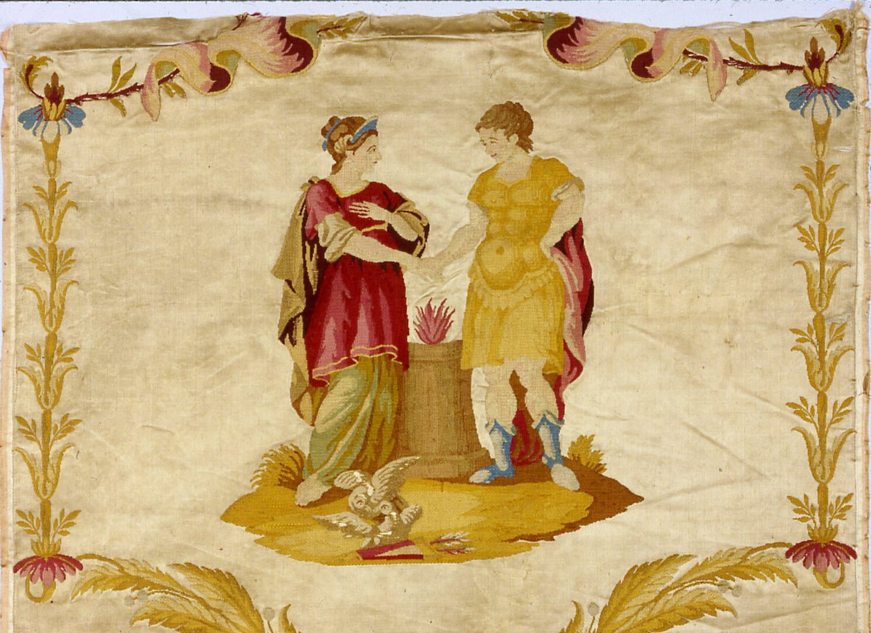 Pannello con scene della vita di Alessandro Magno (356-323 a.C.) da Unknown artist