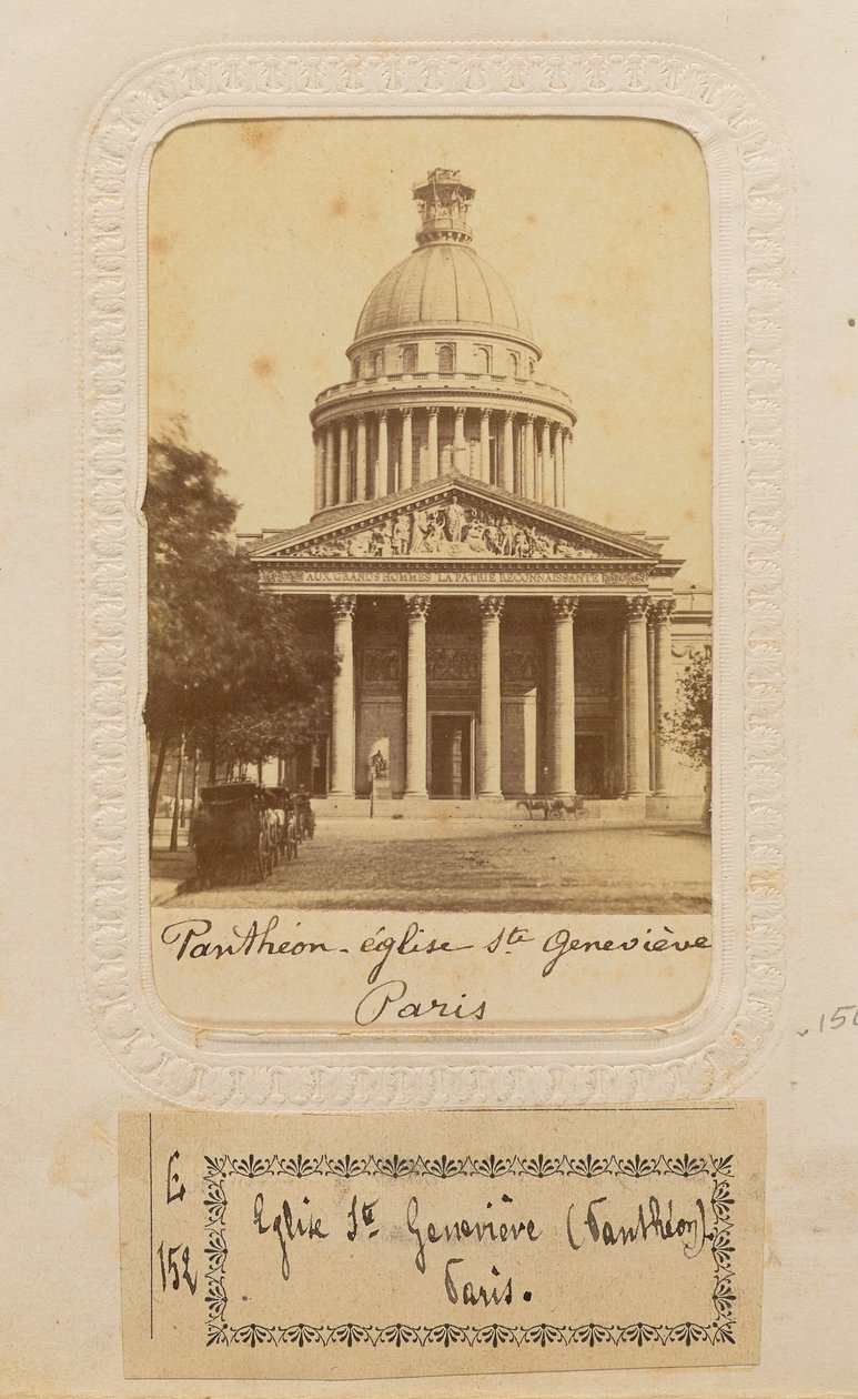 Panthéon - Chiesa di Sainte Geneviève, Parigi da Unknown artist