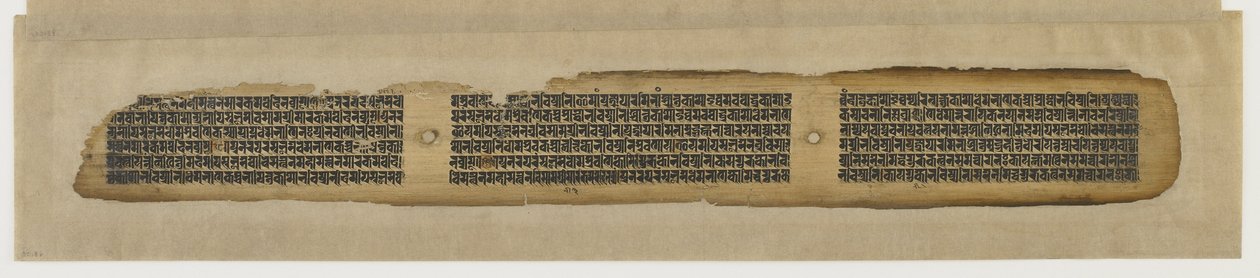 Parinirvana di Buddha, da un manoscritto Prajnaparamita da Unknown artist