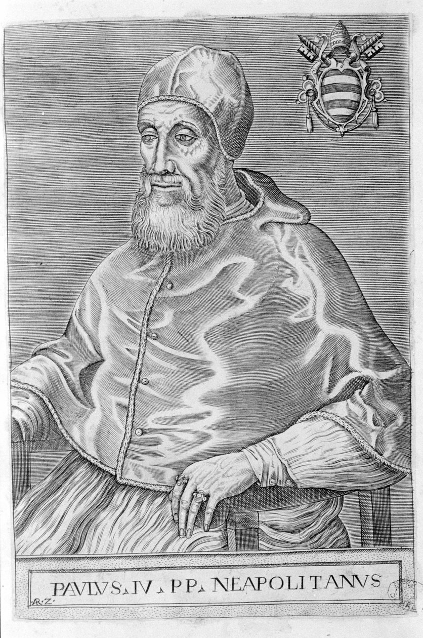 Paolo IV (1476 - 1559) da Unknown artist