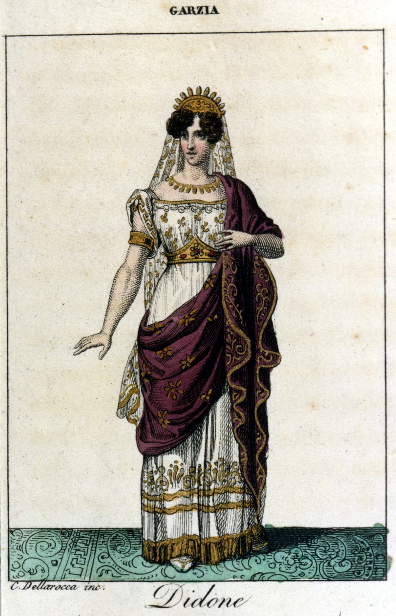Pauline Viardot - Garcia, cantante francese nel ruolo di Didone. Opera 
