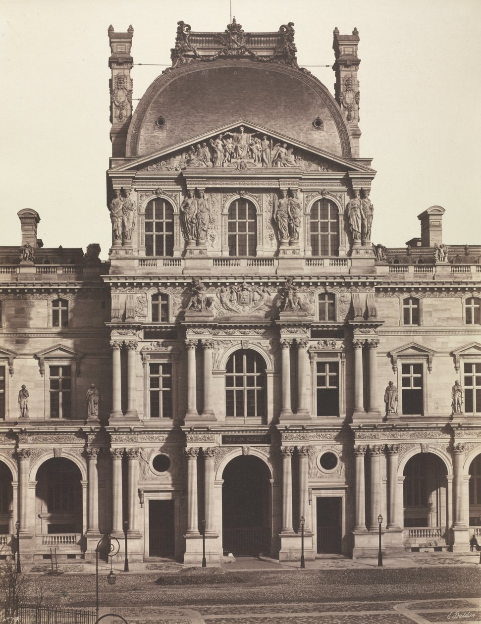 Padiglione Richelieu, Louvre, Parigi da Unknown artist