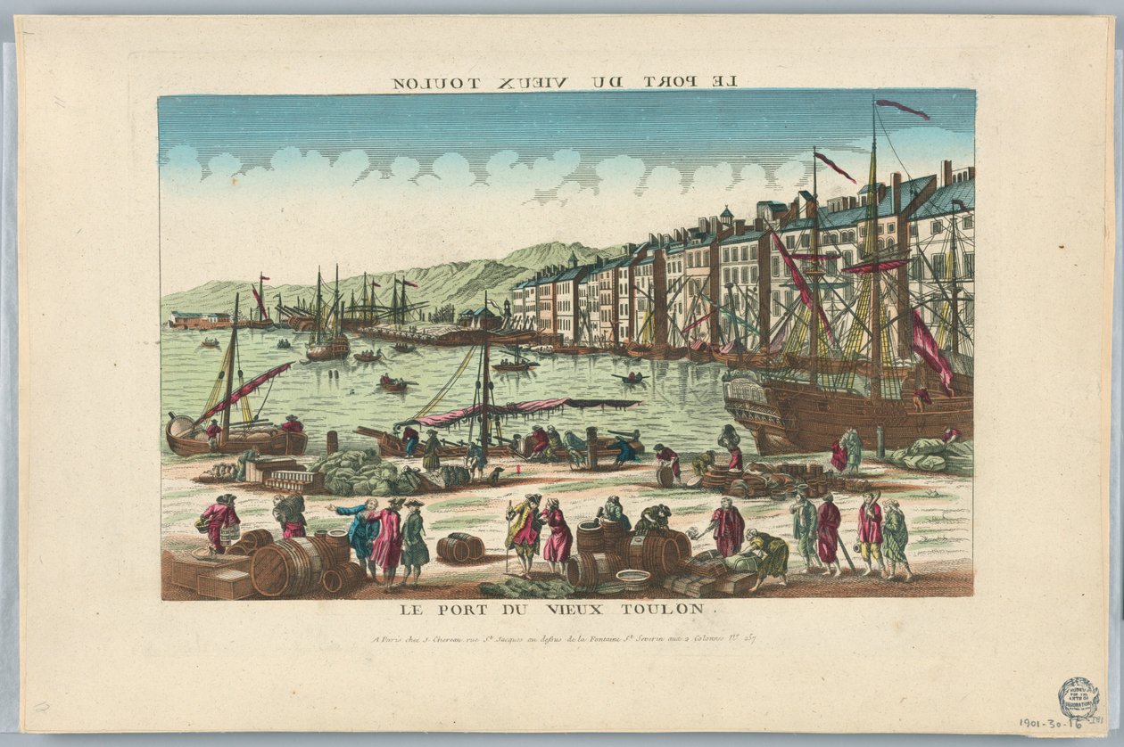 Teatrino, Le Port Du Vieux Toulon da Unknown artist