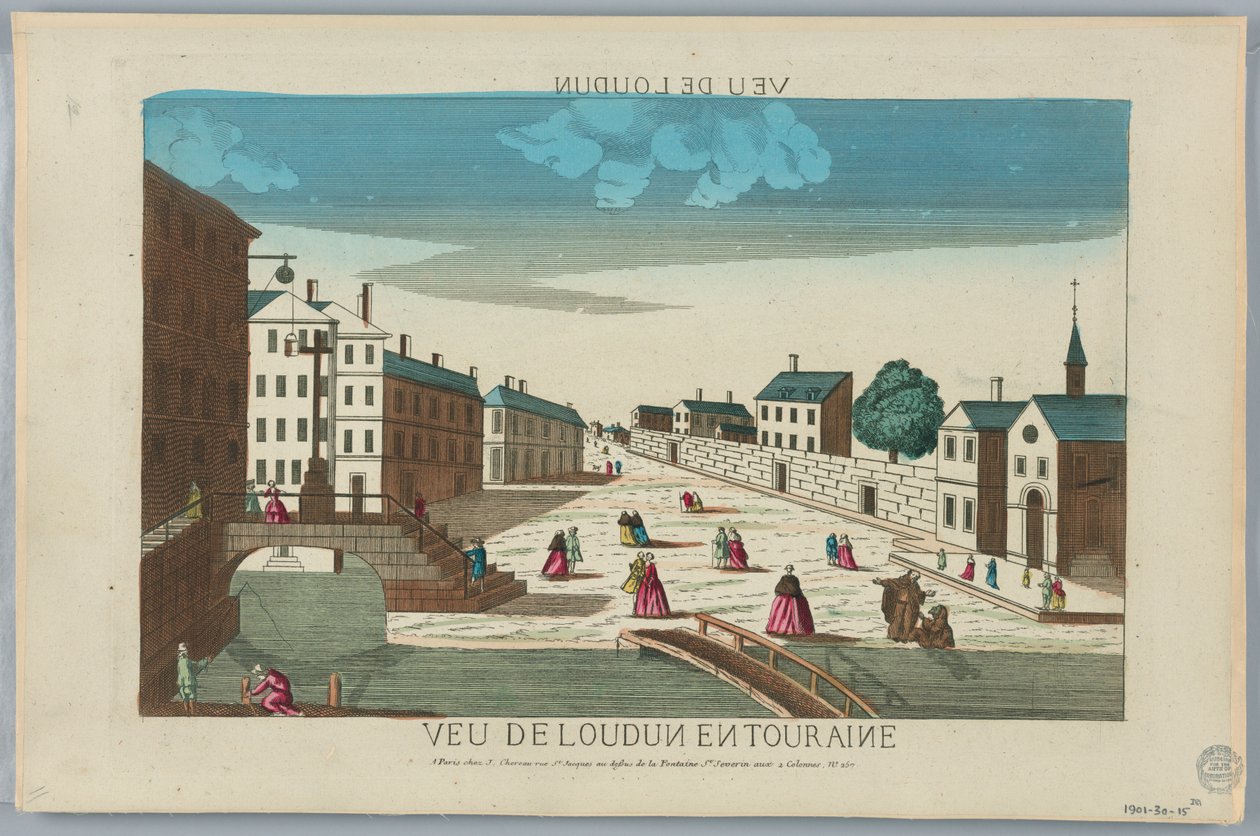 Teatrino, Veu de Londun en Touraine da Unknown artist