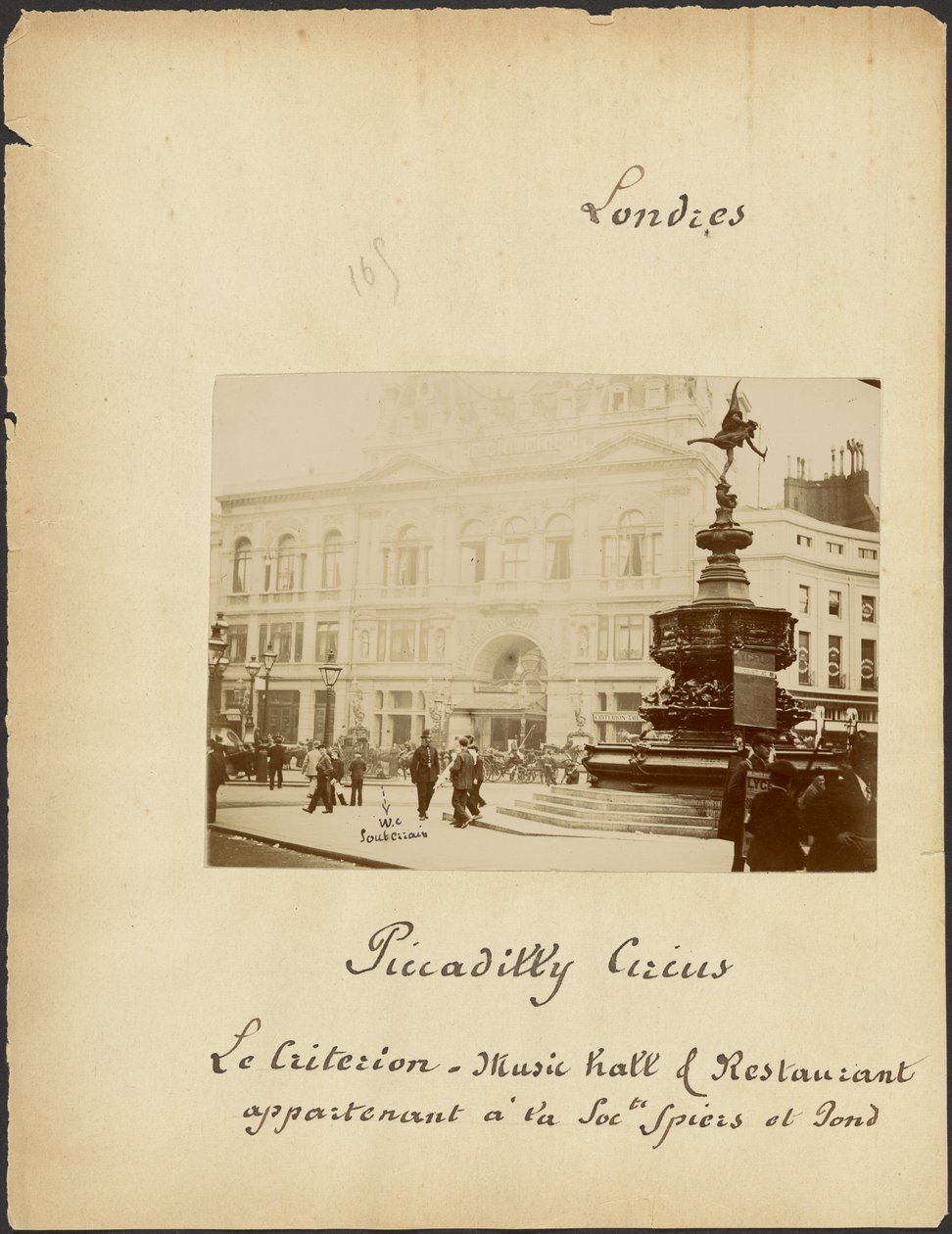 [Piccadilly Circus e Criterion Theatre] da Unknown artist