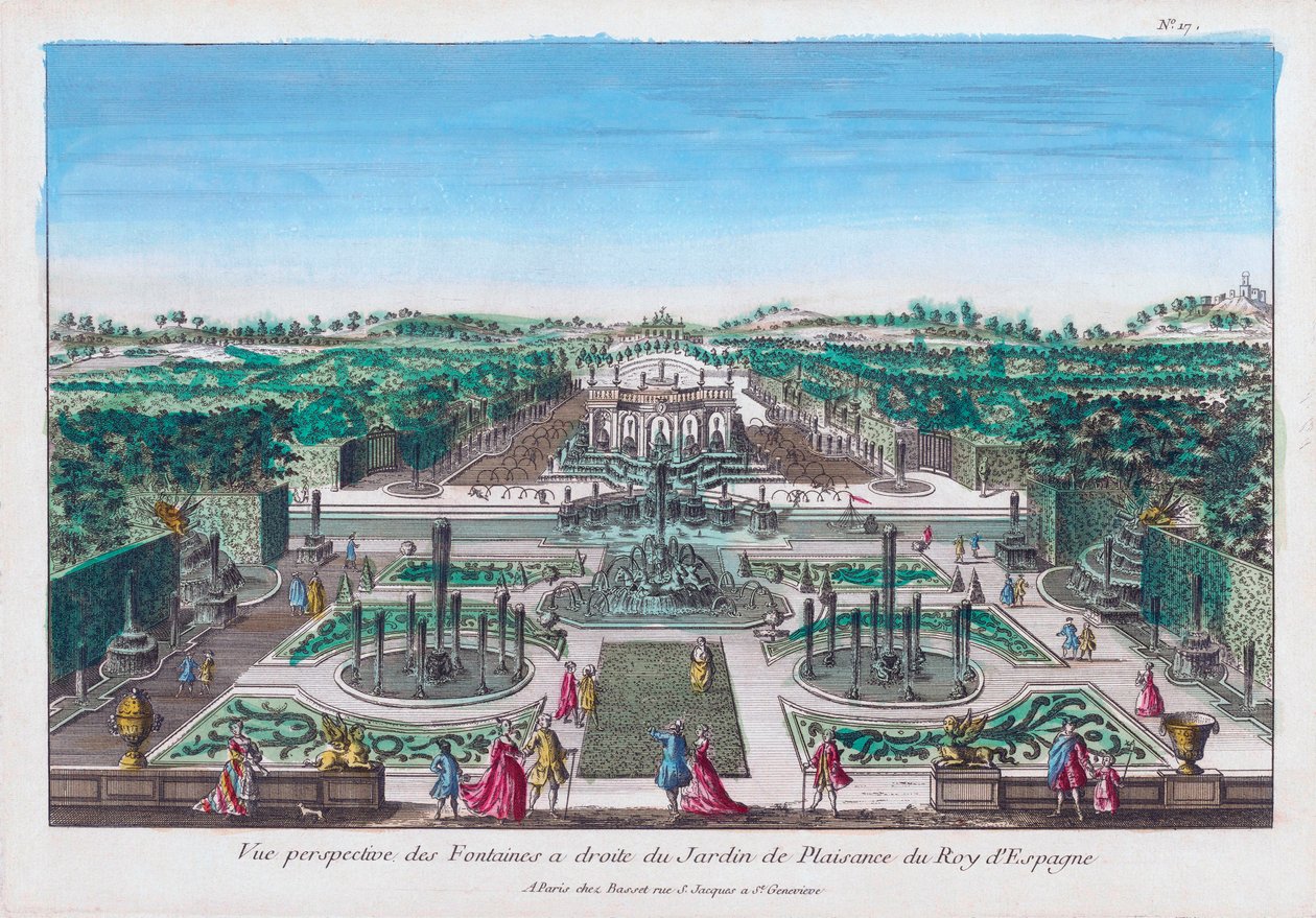 Giardini di piacere del Re di Spagna da Unknown artist