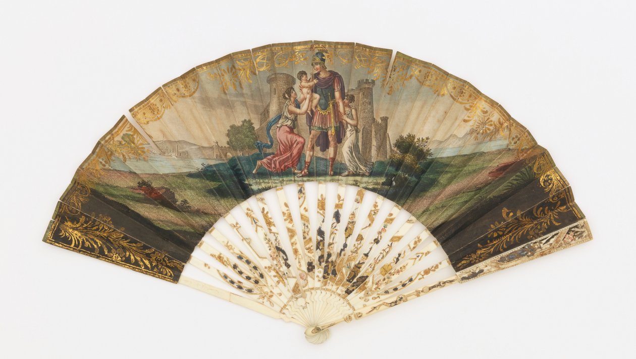 Ventaglio pieghettato da Unknown artist