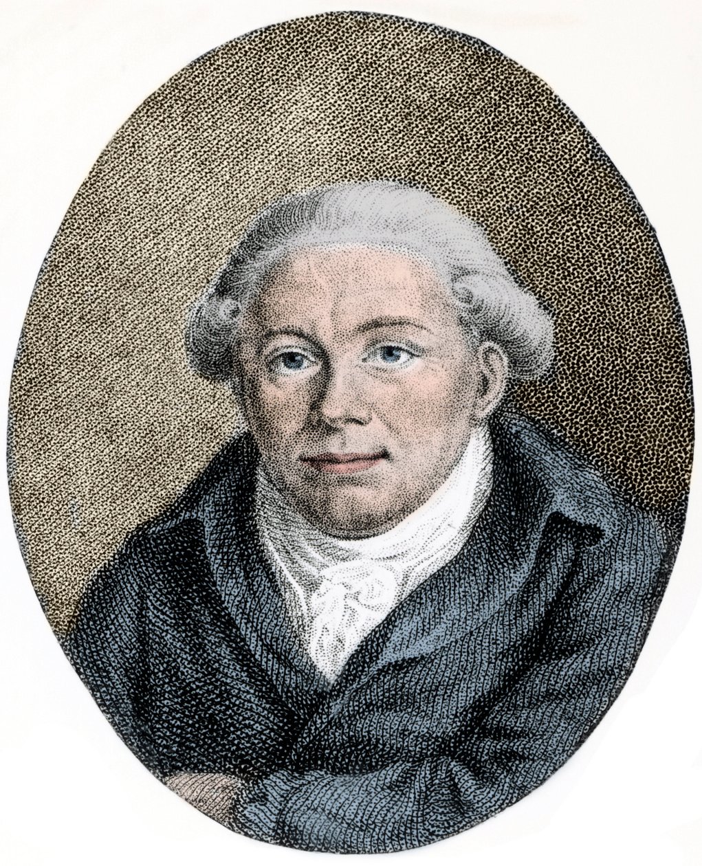Ritratto di Georg Christoph Lichtenberg (1742-1799) scienziato, satirico e anglofilo tedesco - incisione da Unknown artist