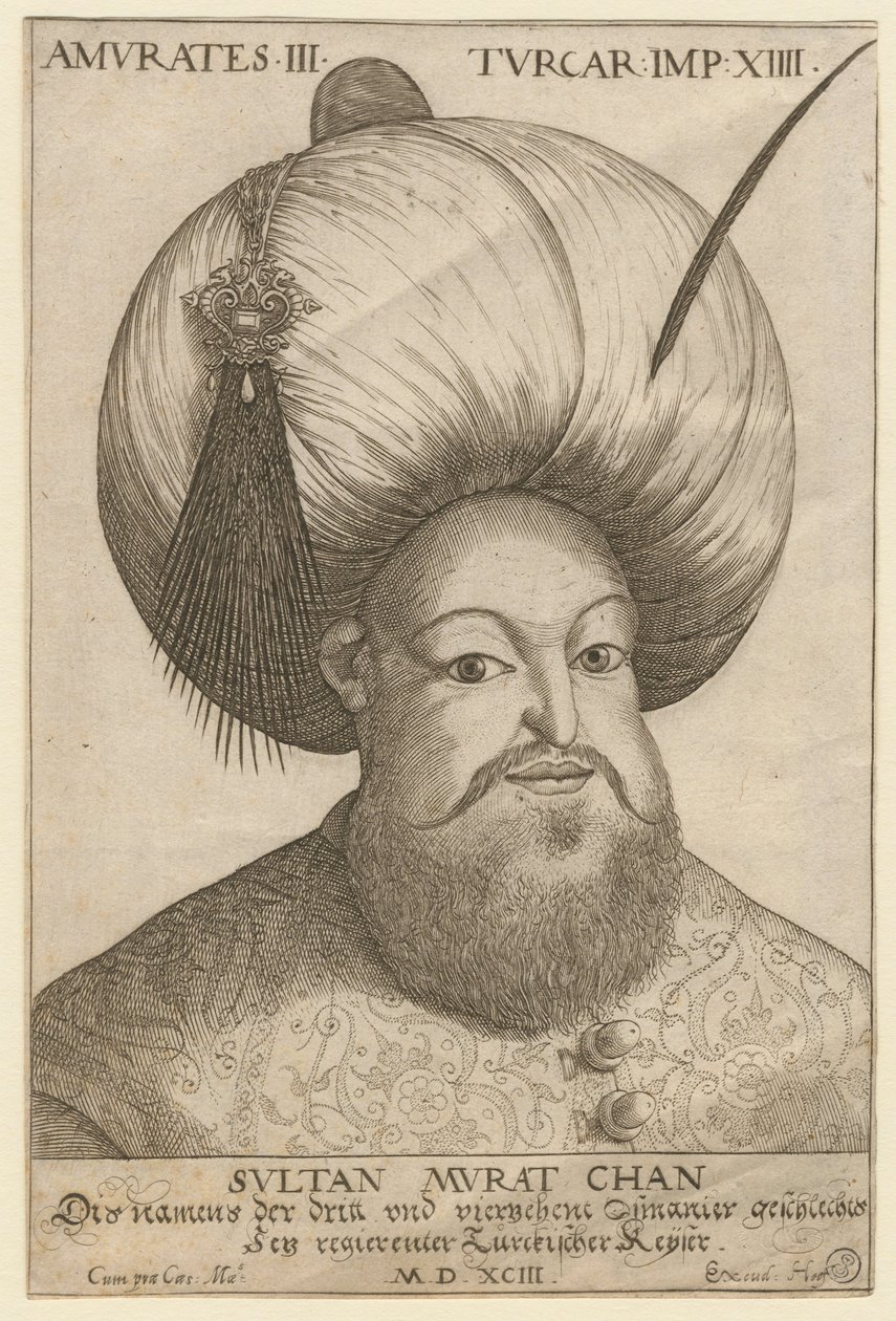 Ritratto di Murad III (1546-1595), sultano ottomano da Unknown artist