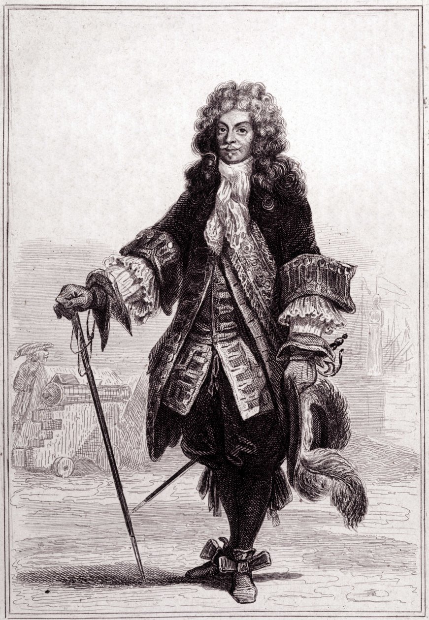 Ritratto di Abraham, Marchese Duquesne (1610 - 1688), marinaio francese. da Unknown artist