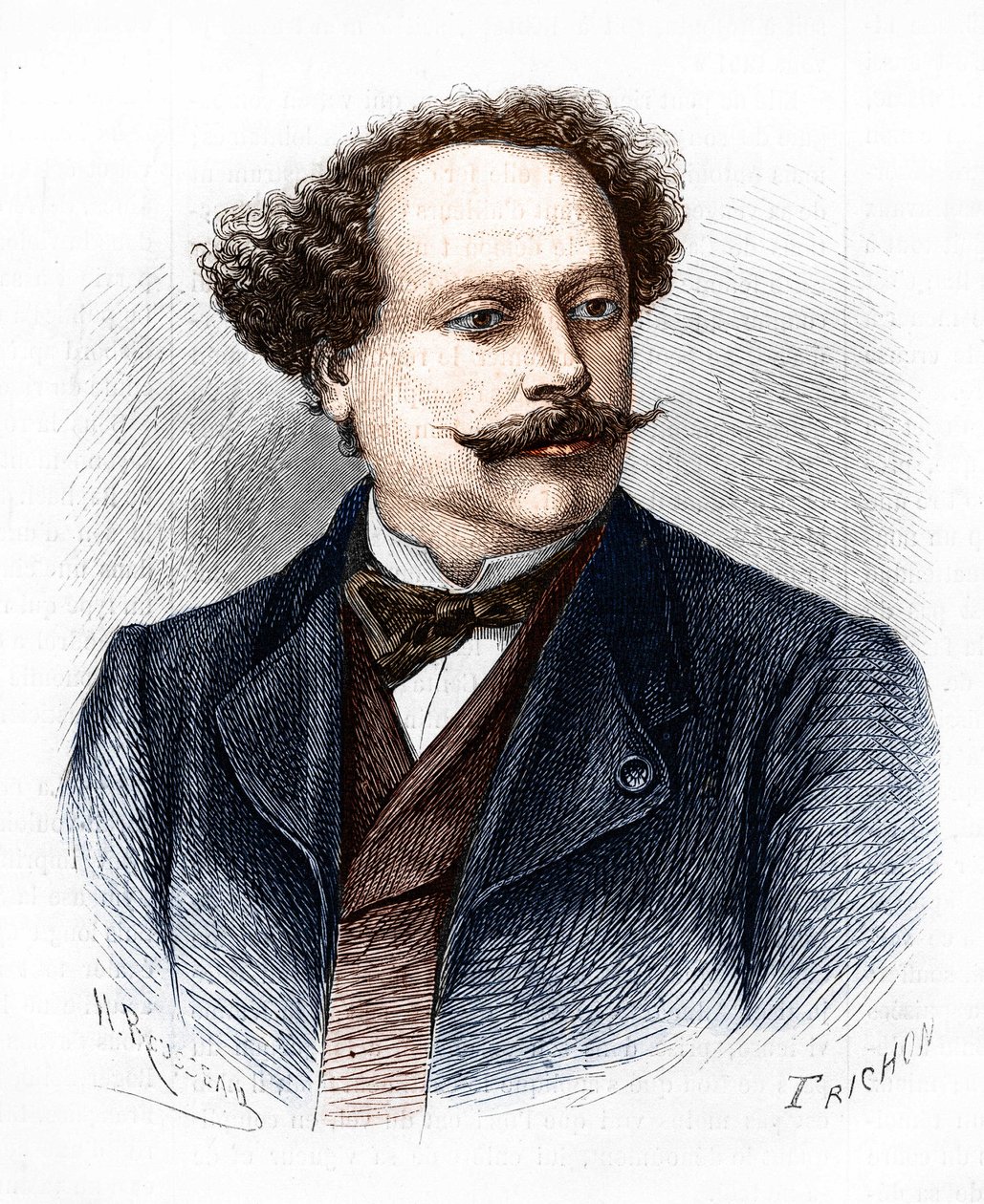 Ritratto di Alexandre Dumas Jr. (1824-1895), scrittore francese da Unknown artist