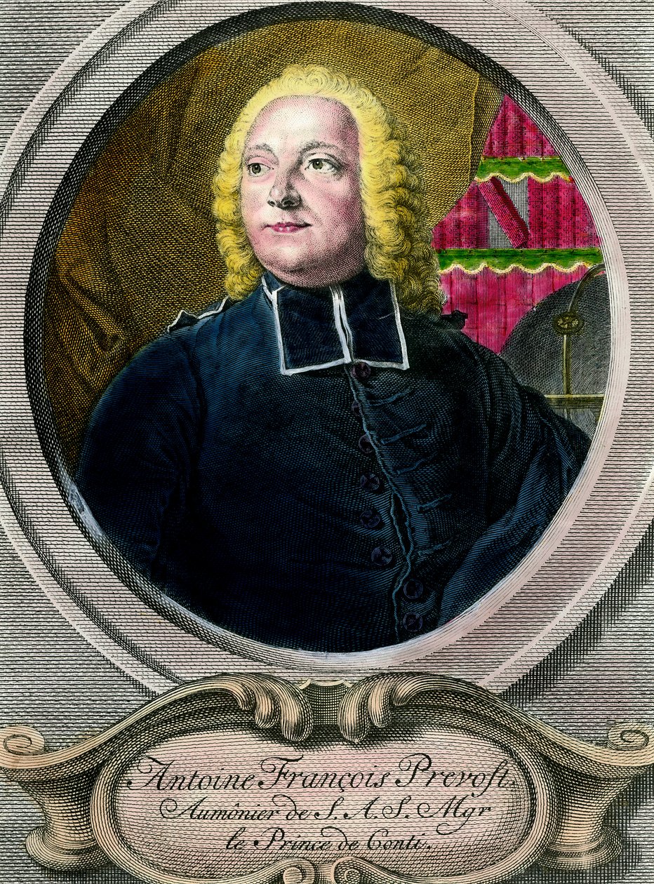 Ritratto dello scrittore francese Antoine François Prévost d