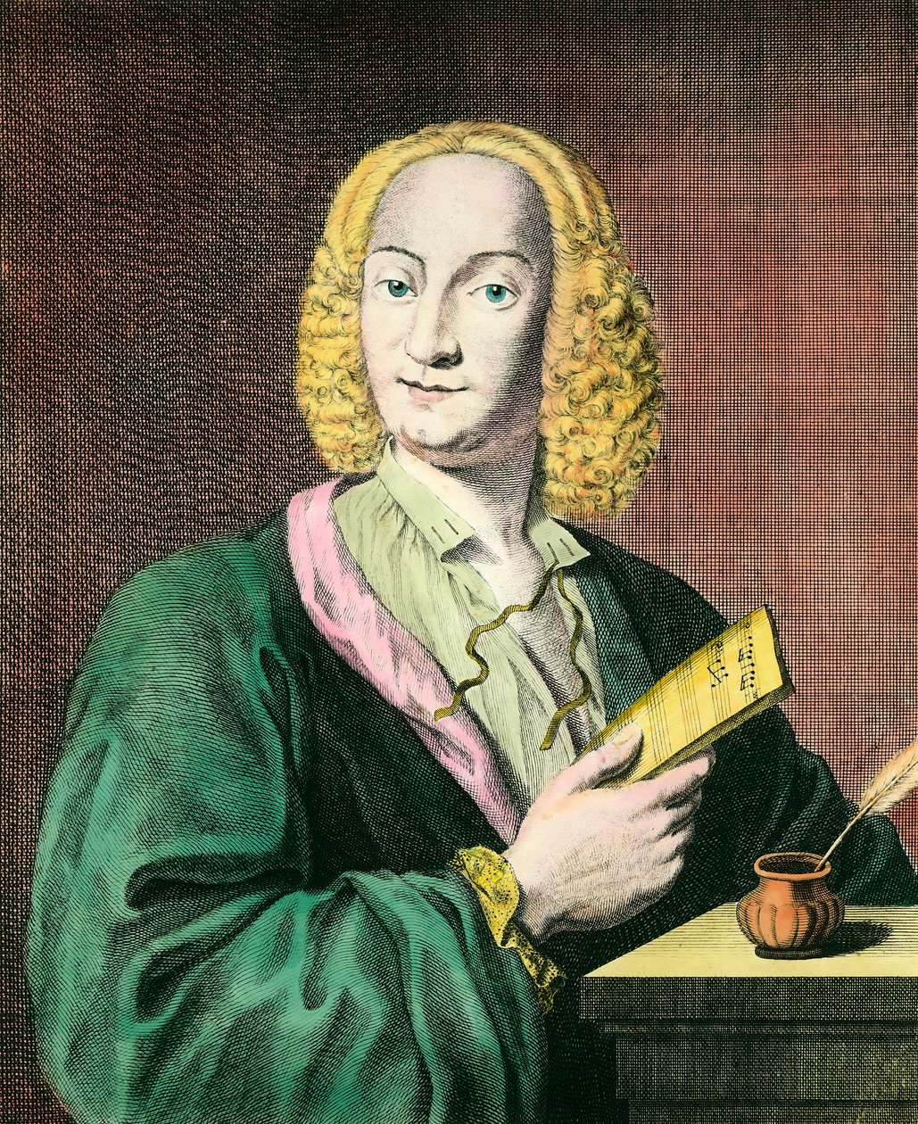 Ritratto di Antonio Vivaldi (1678-1741), compositore italiano. Incisione del XVIII secolo. Collezione privata da Unknown artist