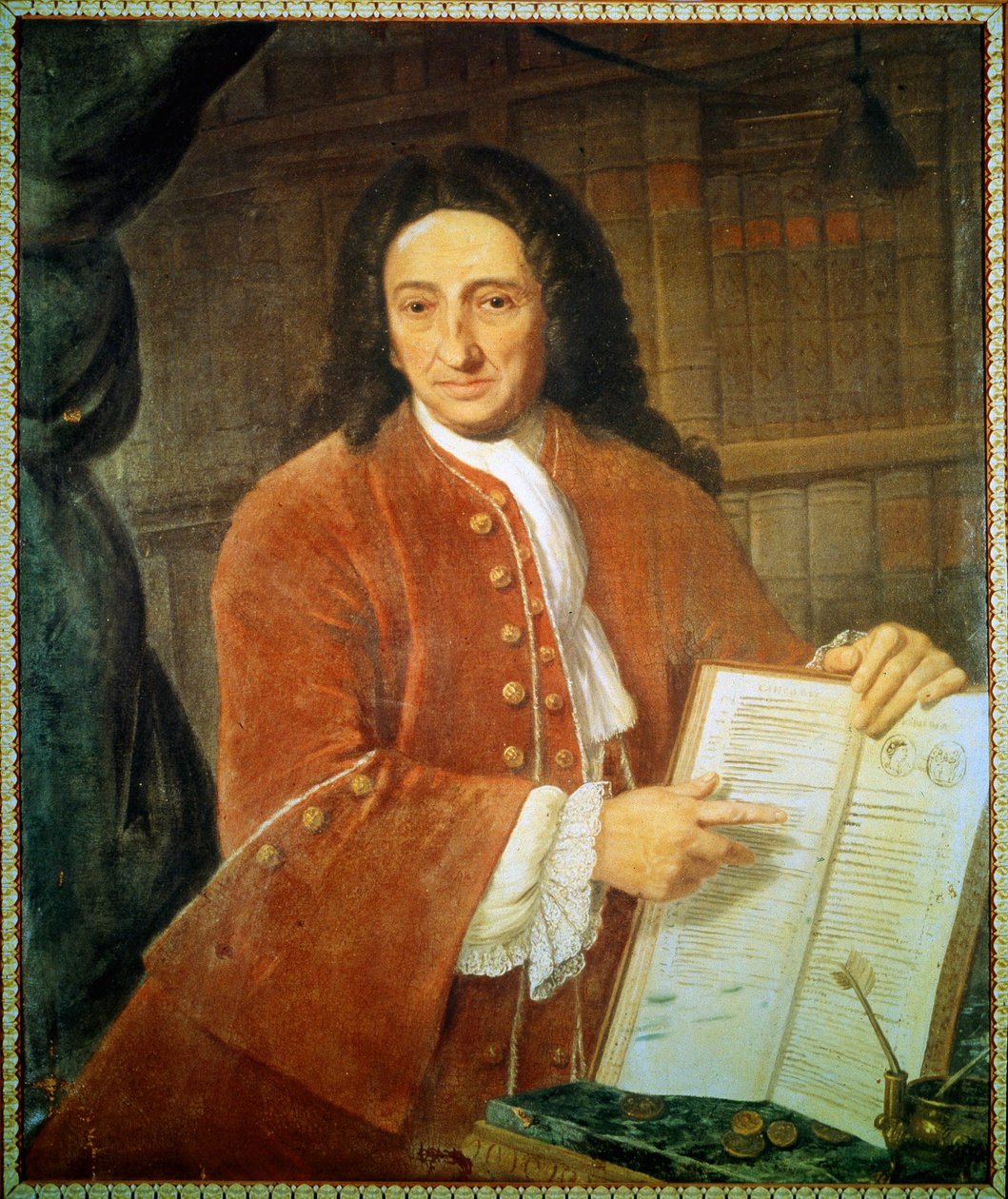 Ritratto di Apostolo Zeno (1668 - 1750), librettista e poeta da Unknown artist
