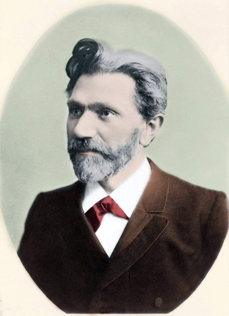 Ritratto di August Bebel (1840-1913), politico tedesco da Unknown artist