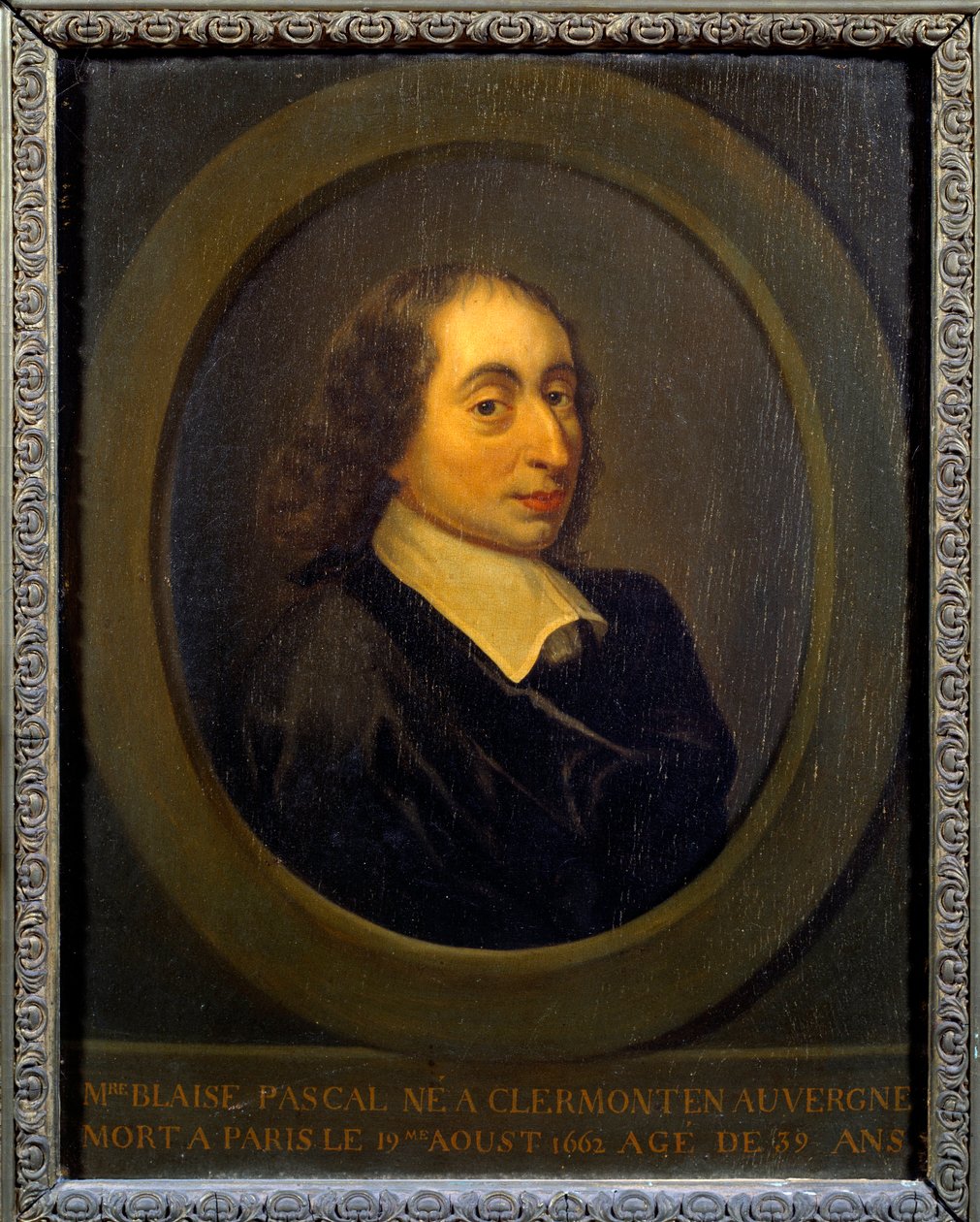 Ritratto di Blaise Pascal da Unknown artist