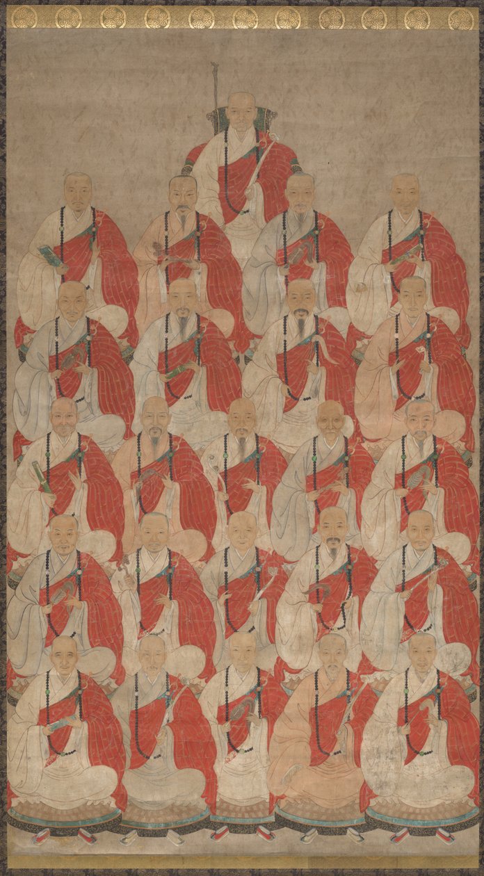 Ritratto di monaci buddisti della setta Obaku da Unknown artist