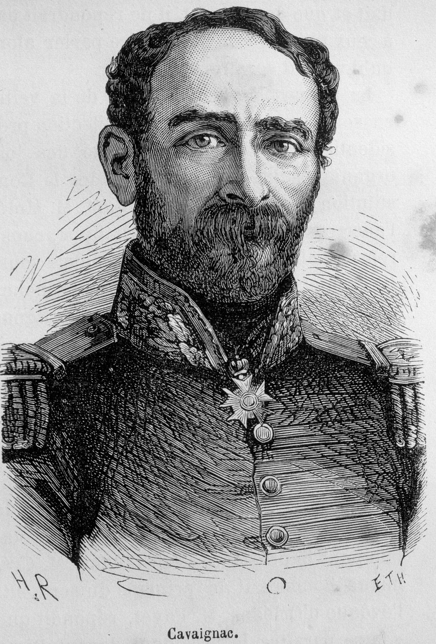 Ritratto di Cavaignac (1802-1857), politico e generale francese da Unknown artist
