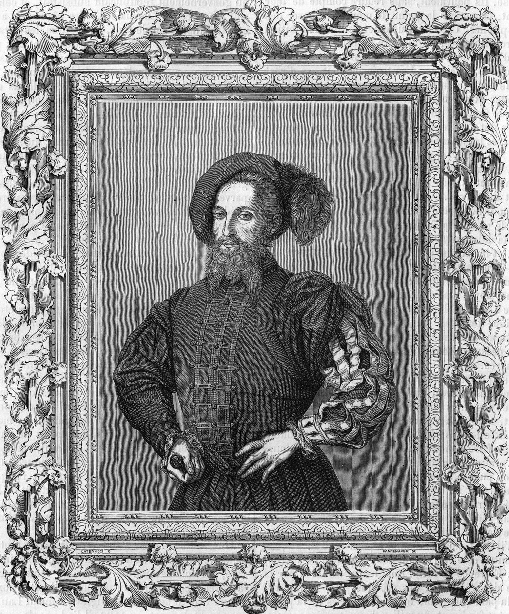 Ritratto di Cesare Borgia (1475-1507). da Unknown artist