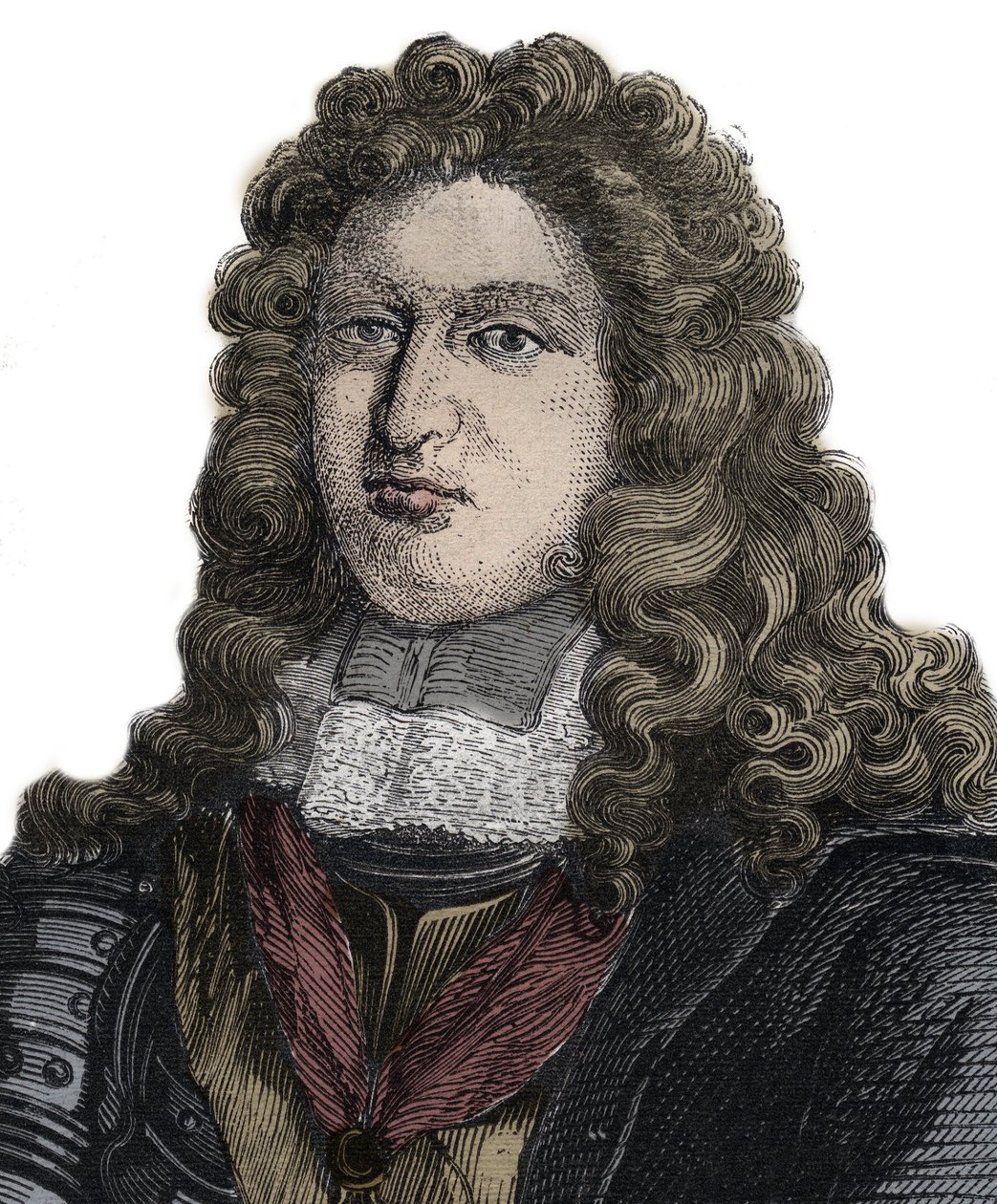 Ritratto di Charles Auguste de La Fare Conte de Laugeres (1644-1712), poeta francese da Unknown artist