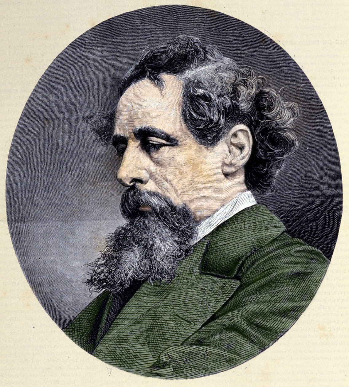 Ritratto di Charles Dickens (1812-1870), scrittore inglese da Unknown artist