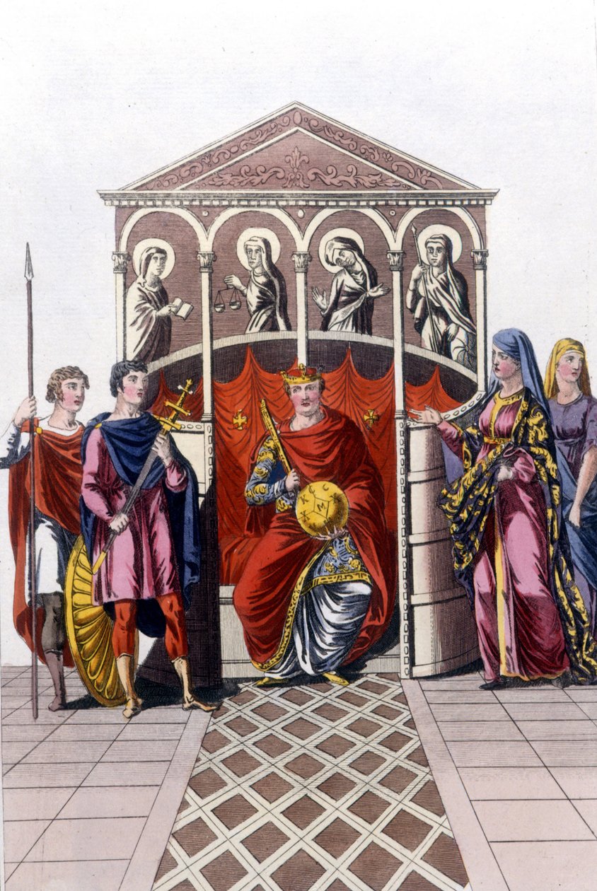 Ritratto di Carlo II il Calvo (823 - 877), Re di Francia da Unknown artist
