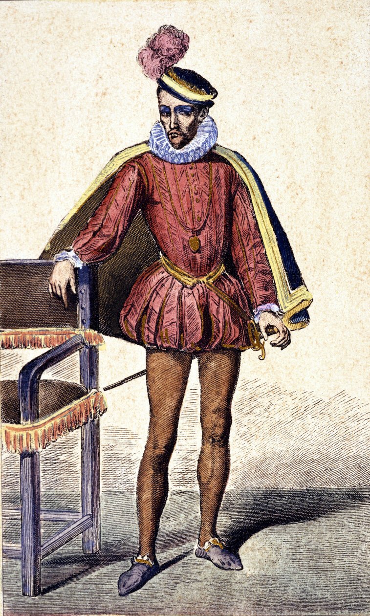 Ritratto di Carlo IX (1550 - 1574), Re di Francia. da Unknown artist