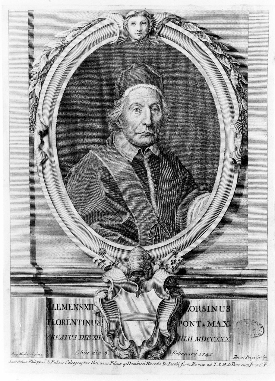 Ritratto di Clemente XII (1652 - 1740). da Unknown artist