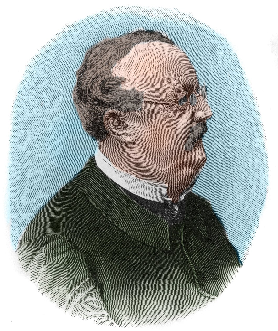 Ritratto di Conrad Ferdinand Meyer (1825-1898) poeta e scrittore svizzero in lingua tedesca da Unknown artist