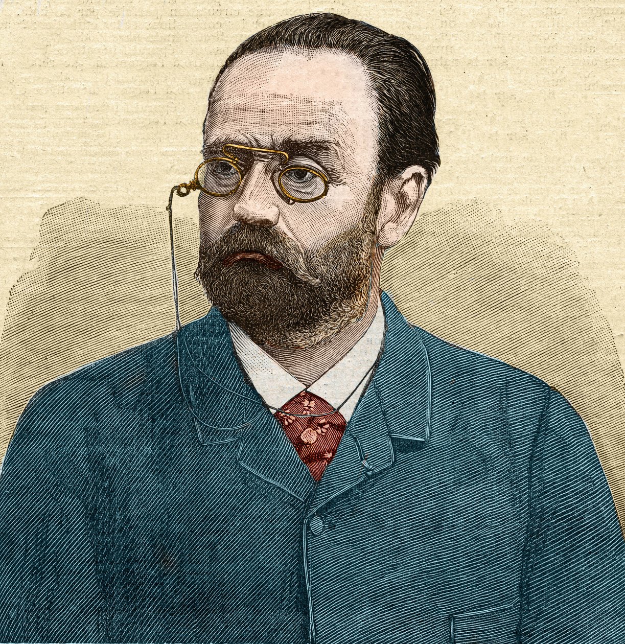 Ritratto di Emile Zola (1840-1902) scrittore francese da Unknown artist