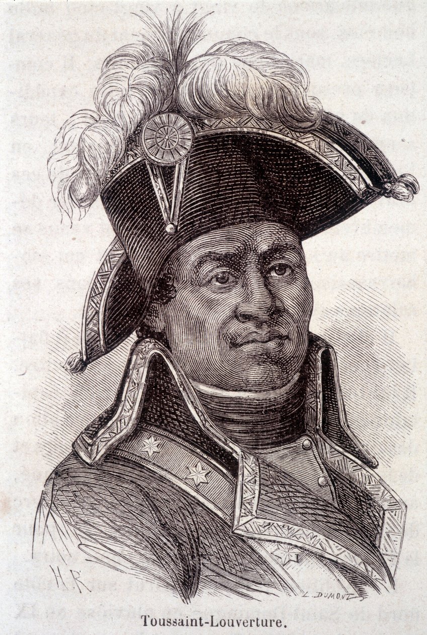 Ritratto di Francois Dominique Toussaint detto "Toussaint-Louverture" da Unknown artist