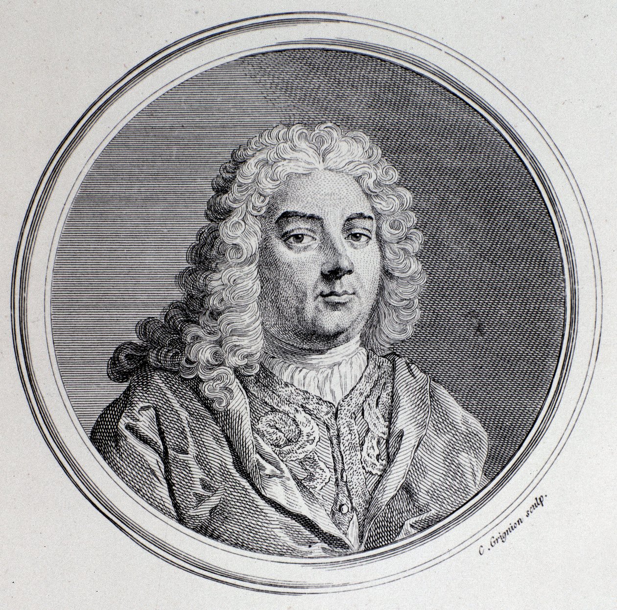 Ritratto di Georg Friedrich Handel (incisione) da Unknown artist
