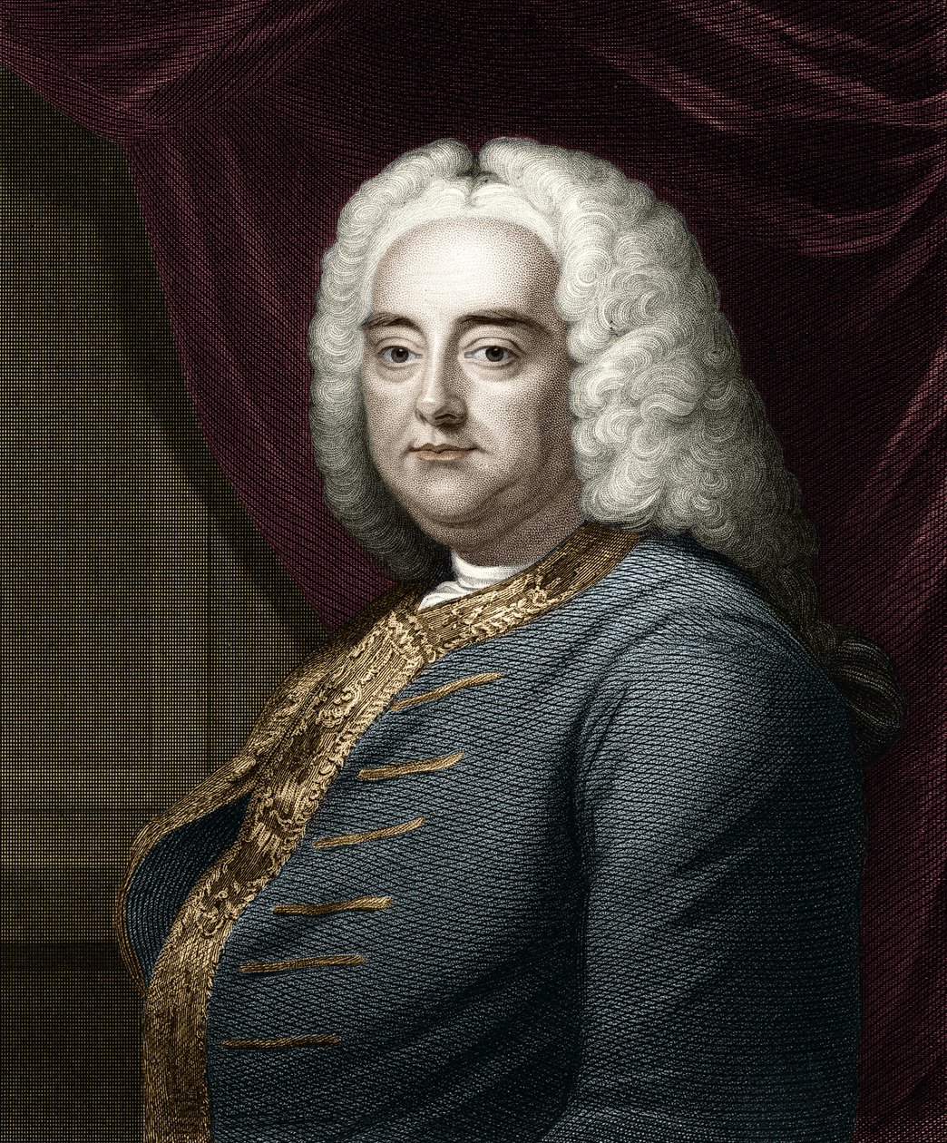 Ritratto di George Frederick Handel (Georg Friedrich Handel) da Unknown artist