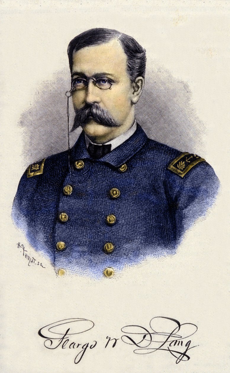 Ritratto di George Washington de Long, esploratore americano (1844-1881). da Unknown artist