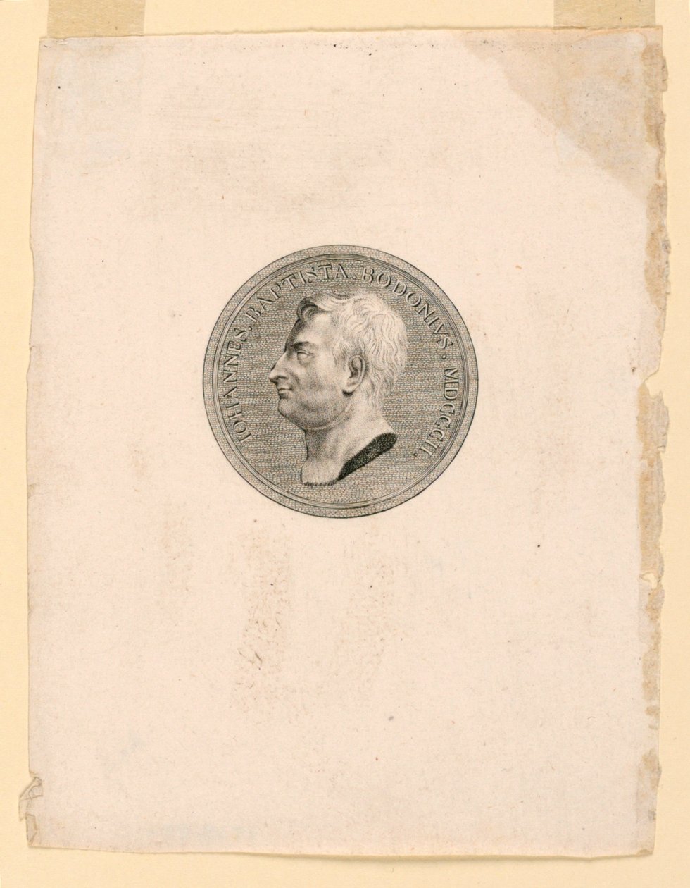 Ritratto di Giambattista Bodoni (1740-1813) da Unknown artist