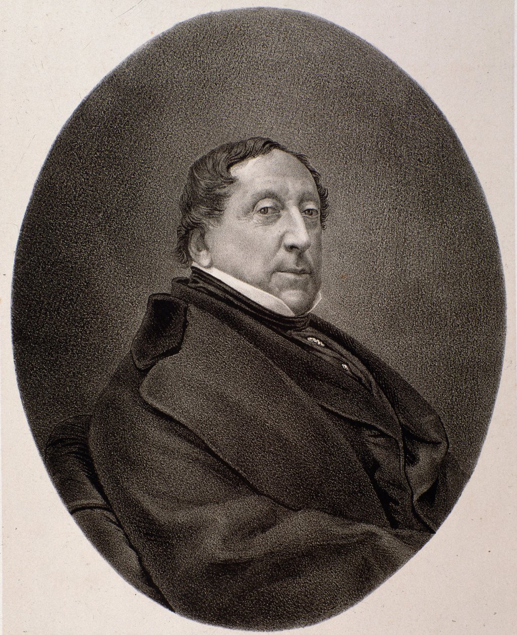 Ritratto di Gioacchino Rossini (incisione) da Unknown artist