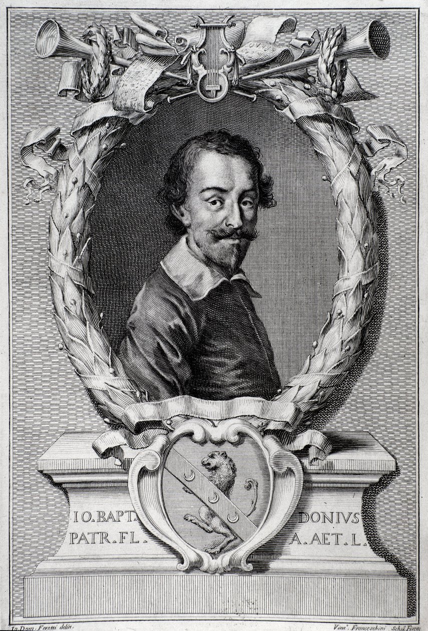 Ritratto di Giovanni Battista Doni (1596-1647) musicologo italiano da Unknown artist
