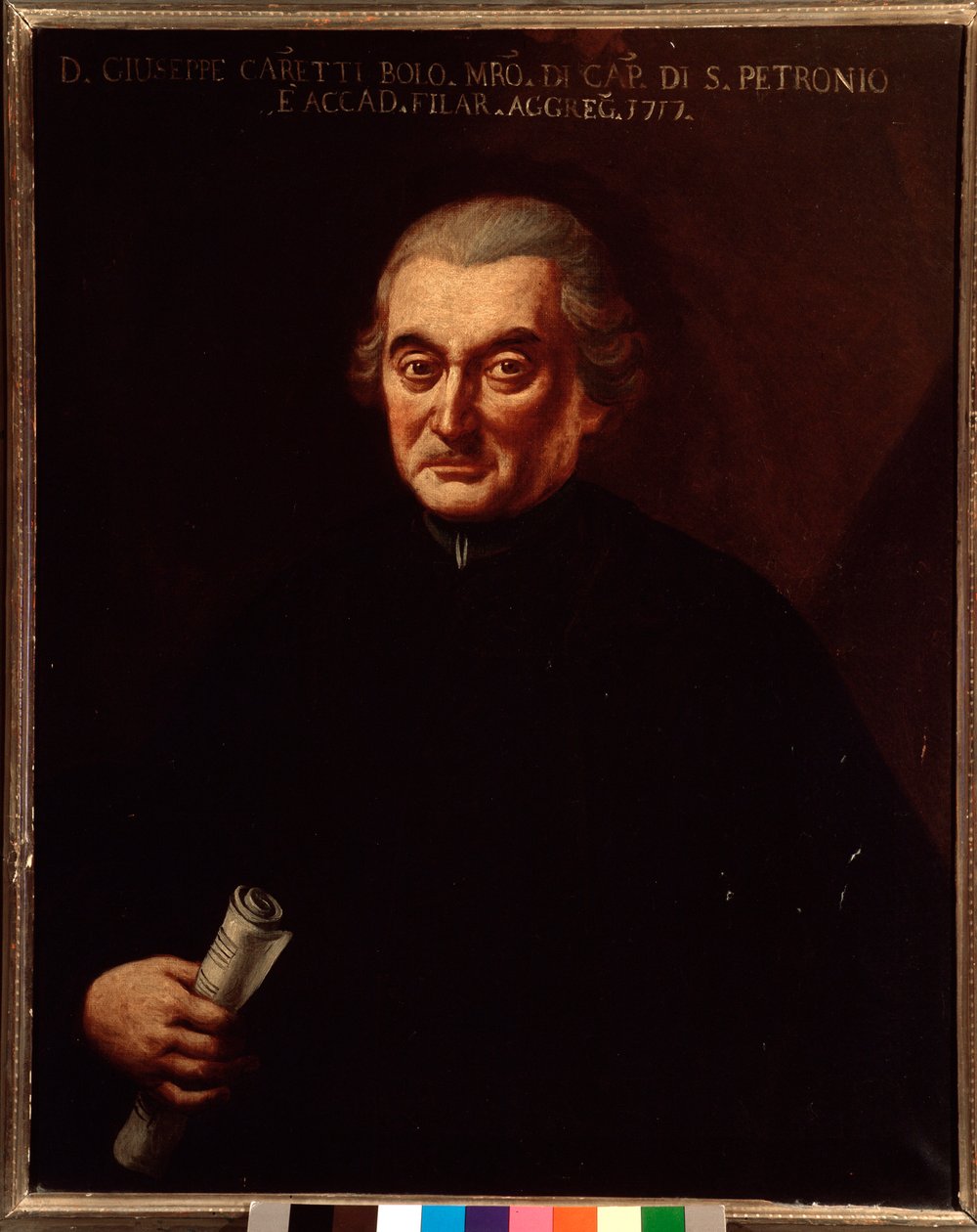 Ritratto di Giuseppe Maria Caretti (1690-1774) compositore italiano Dipinto anonimo. XVIII secolo. Bologna, civico museo da Unknown artist