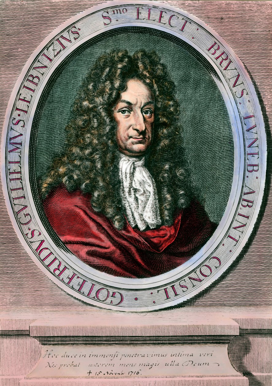 Ritratto di Gottfried Wilhelm Leibniz da Unknown artist