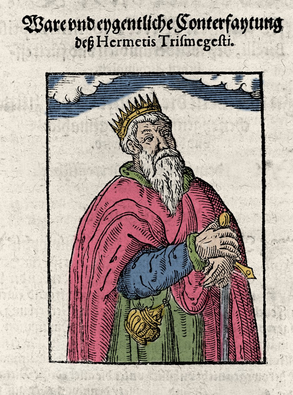 Ritratto di Ermete Trismegisto, astrologo da Unknown artist