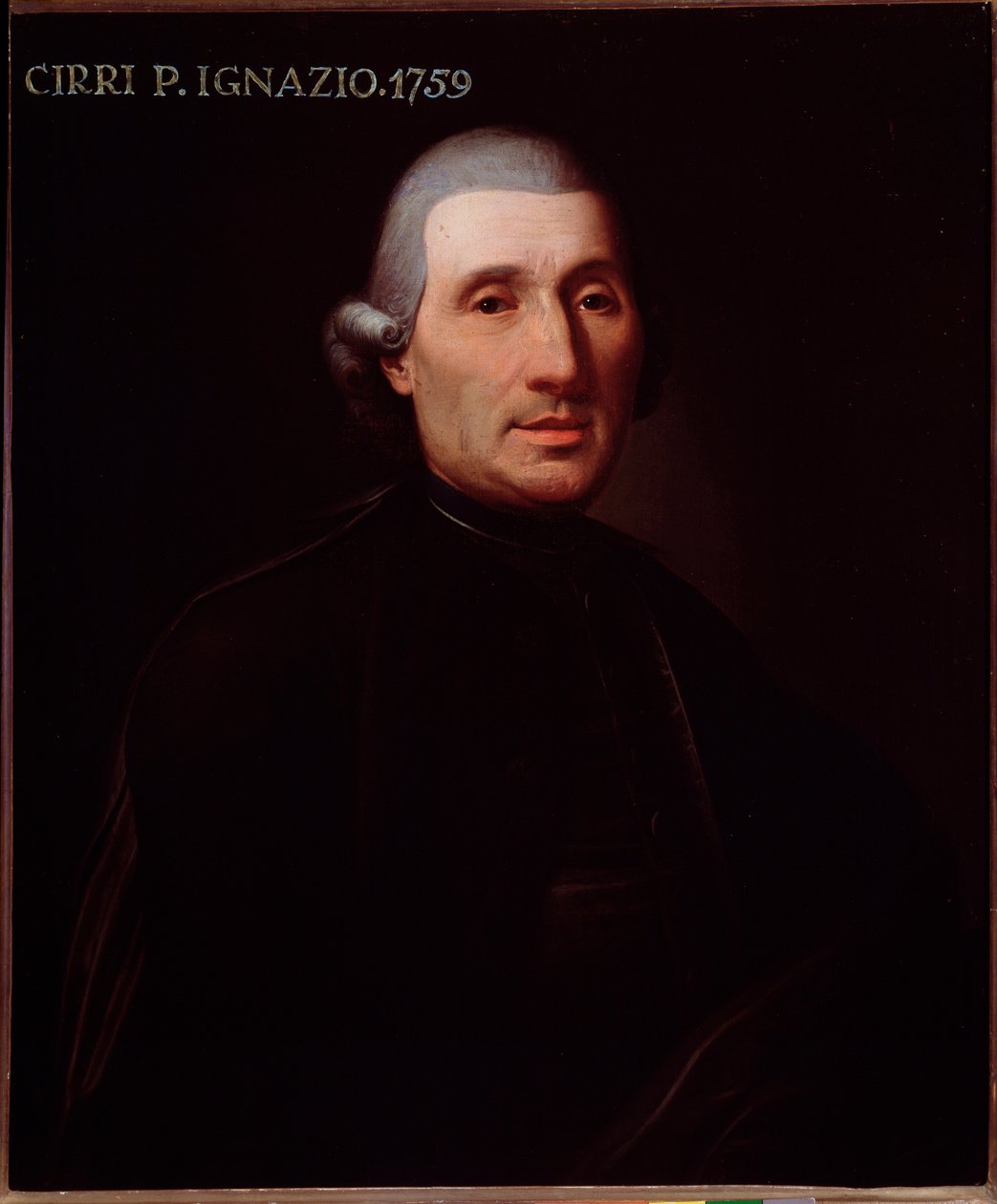 Ritratto di Ignazio Cirri (1711-1787) compositore italiano da Unknown artist