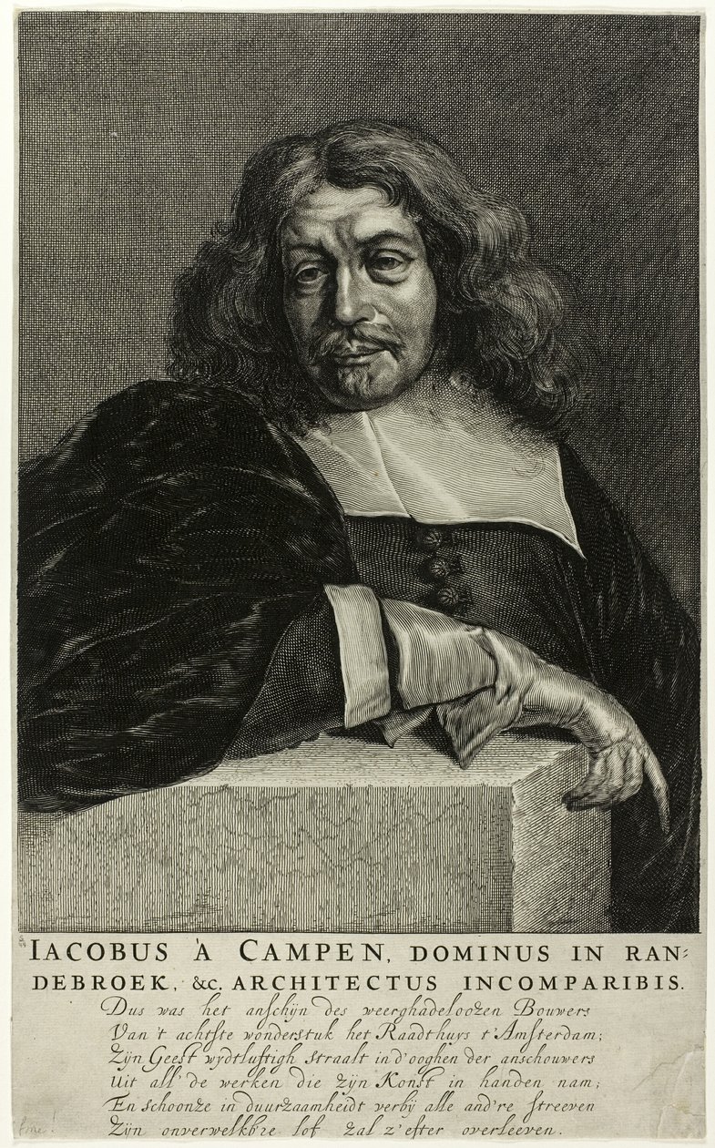 Ritratto di Jacob van Campen da Unknown artist