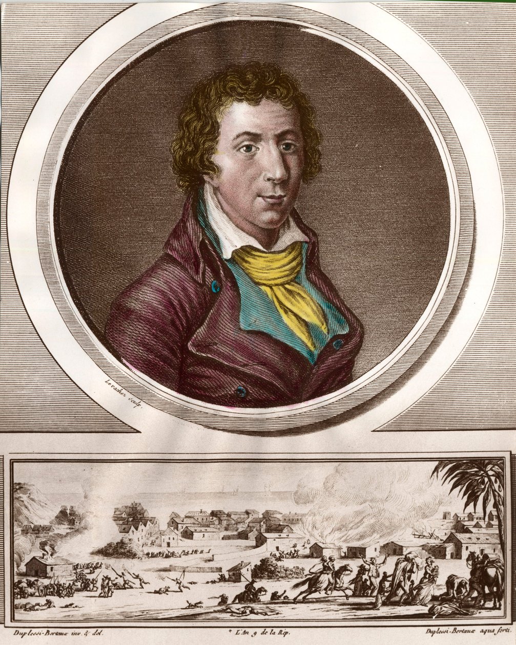Ritratto di Jacques Pierre Brissot de Warville (incisione del XVIII secolo) da Unknown artist