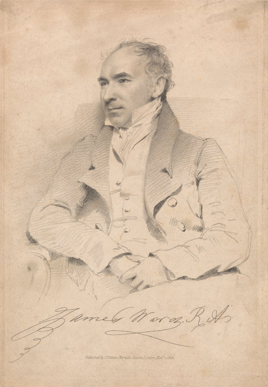 Ritratto di James Ward, R. A. da Unknown artist