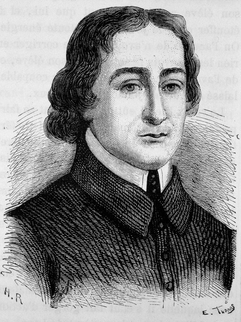 Ritratto di Jean Baptiste Massillon (1663 - 1742). Incisione della fine del XIX secolo in "Histoire de France" di H. Martin. da Unknown artist