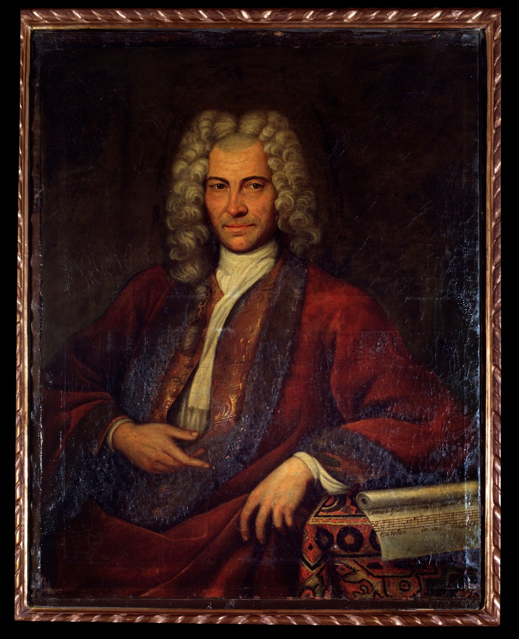 Ritratto di Johann Joseph Fux, compositore austriaco, teorico musicale e pedagogo da Unknown artist