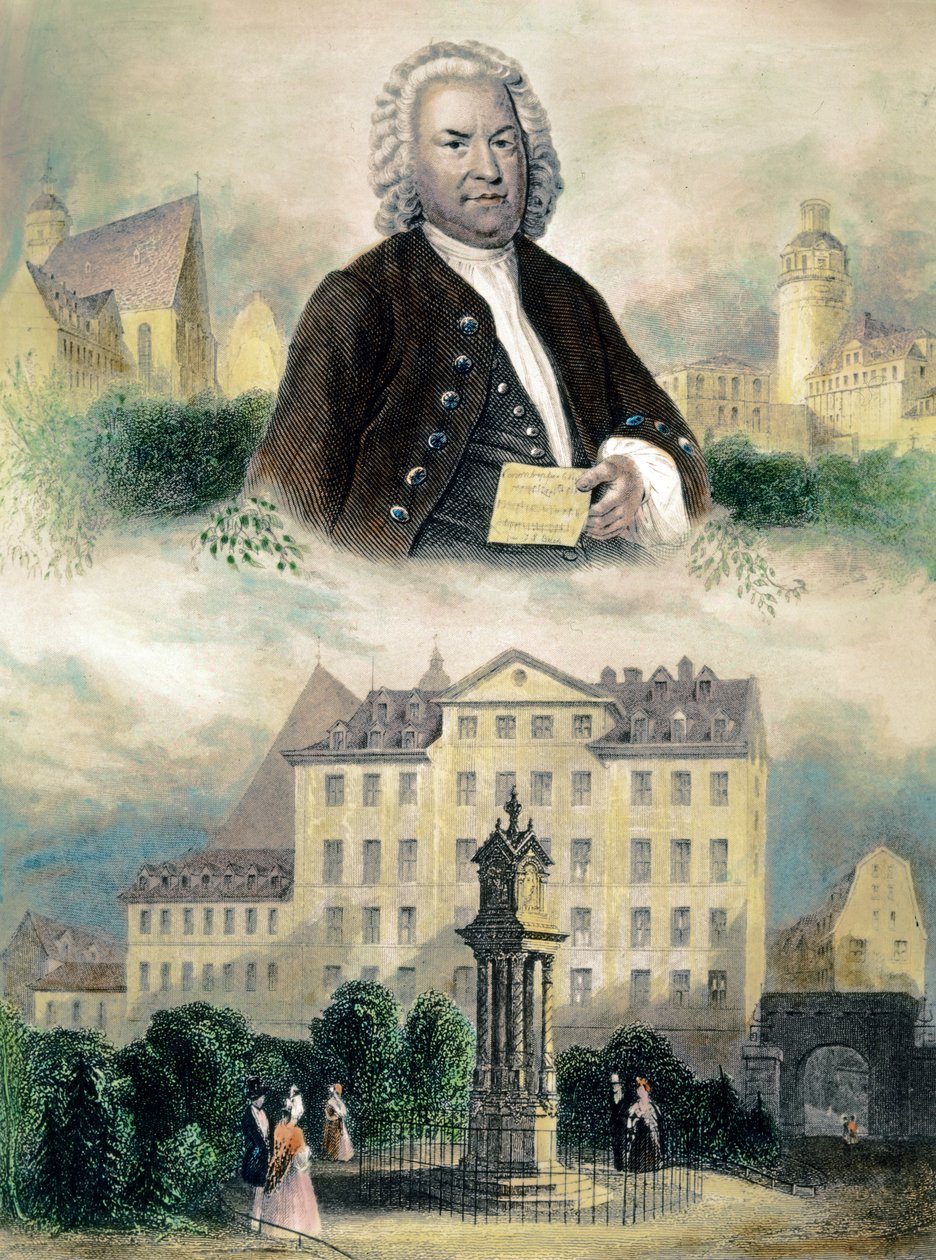 Ritratto di Johann Sebastian Bach da Unknown artist