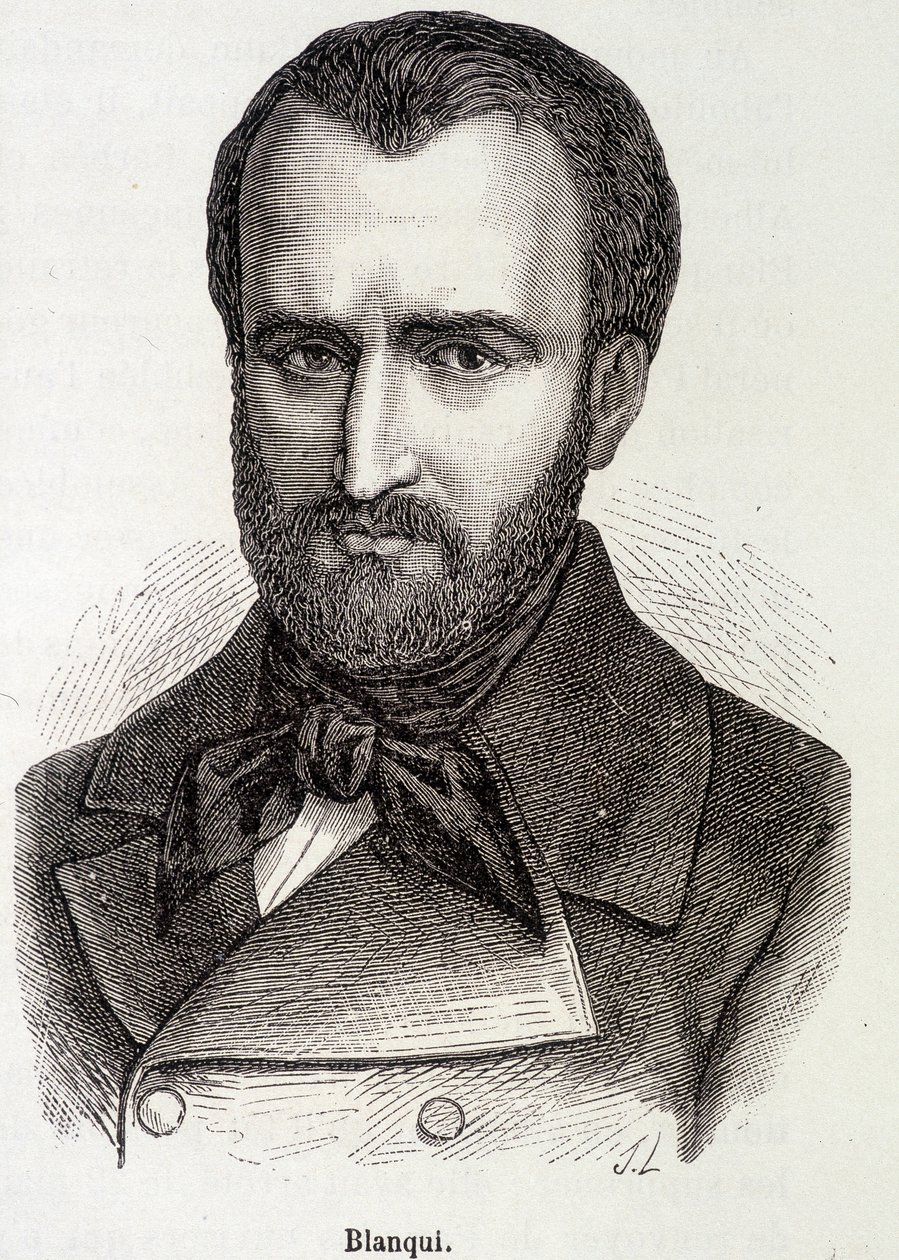 Ritratto di Louis Auguste (Louis-Auguste) Blanqui (1805-1881) socialista e teorico rivoluzionario francese da Unknown artist