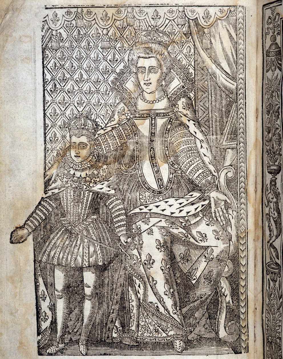 Ritratto di Luigi XIII bambino e Maria de